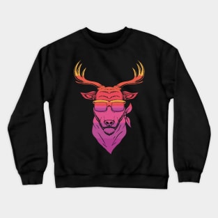 Cool Animal Gradation Crewneck Sweatshirt